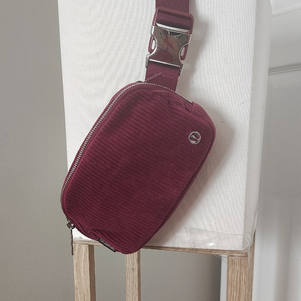 Lululemon Athletica Maroon Crossbody Bag